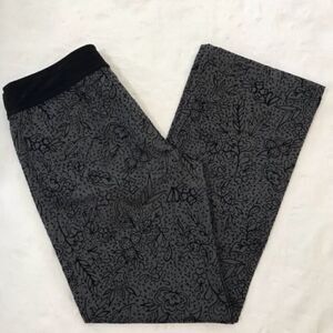 3/$25 KENNETH Cole Velvet Accent Slacks Black/Gray 6 EUC